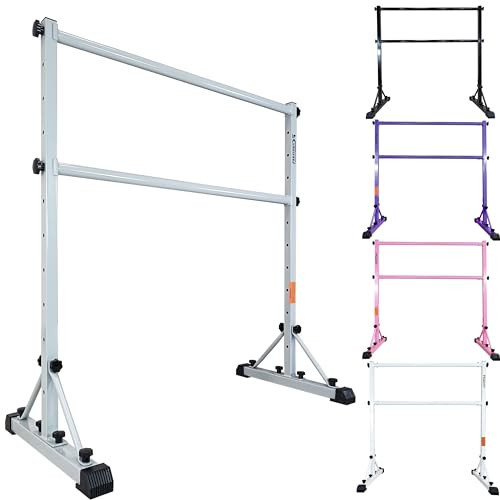 FC FUNCHEER Adjustable Ballet Barre,Portable Dance bar,Fitness Equipment for Dance & Balance Excercise,Super Sturdy for Balance Workout,Weight Limit 250 LBS | Amazon (US)