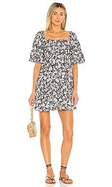 FAITHFULL THE BRAND Eryn Mini Dress in Fiorella Floral Print from Revolve.com | Revolve Clothing (Global)