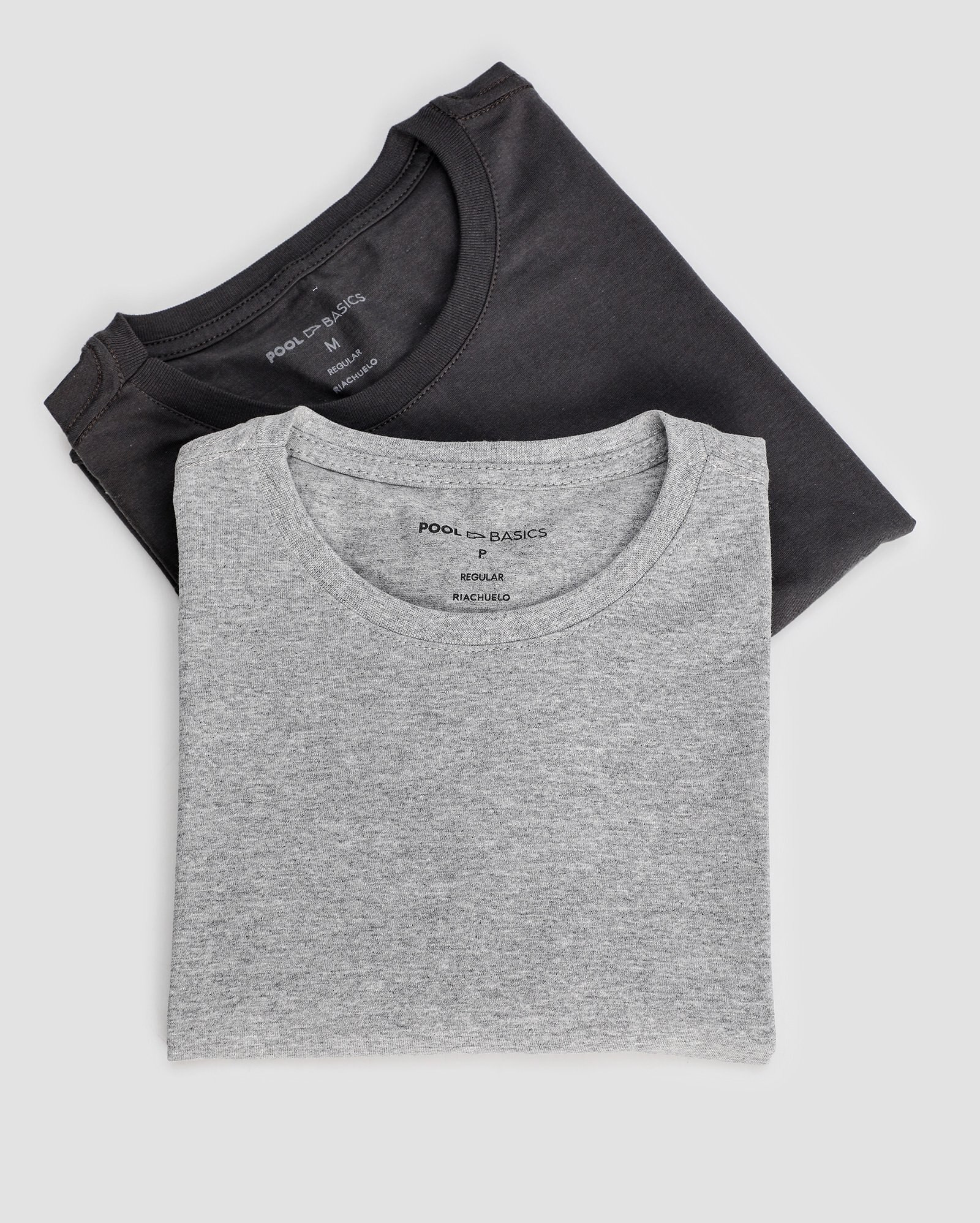 Kit camiseta masculina 2 peças mescla gola careca multicor | Pool Basics by Riachuelo | Riachuelo (BR)