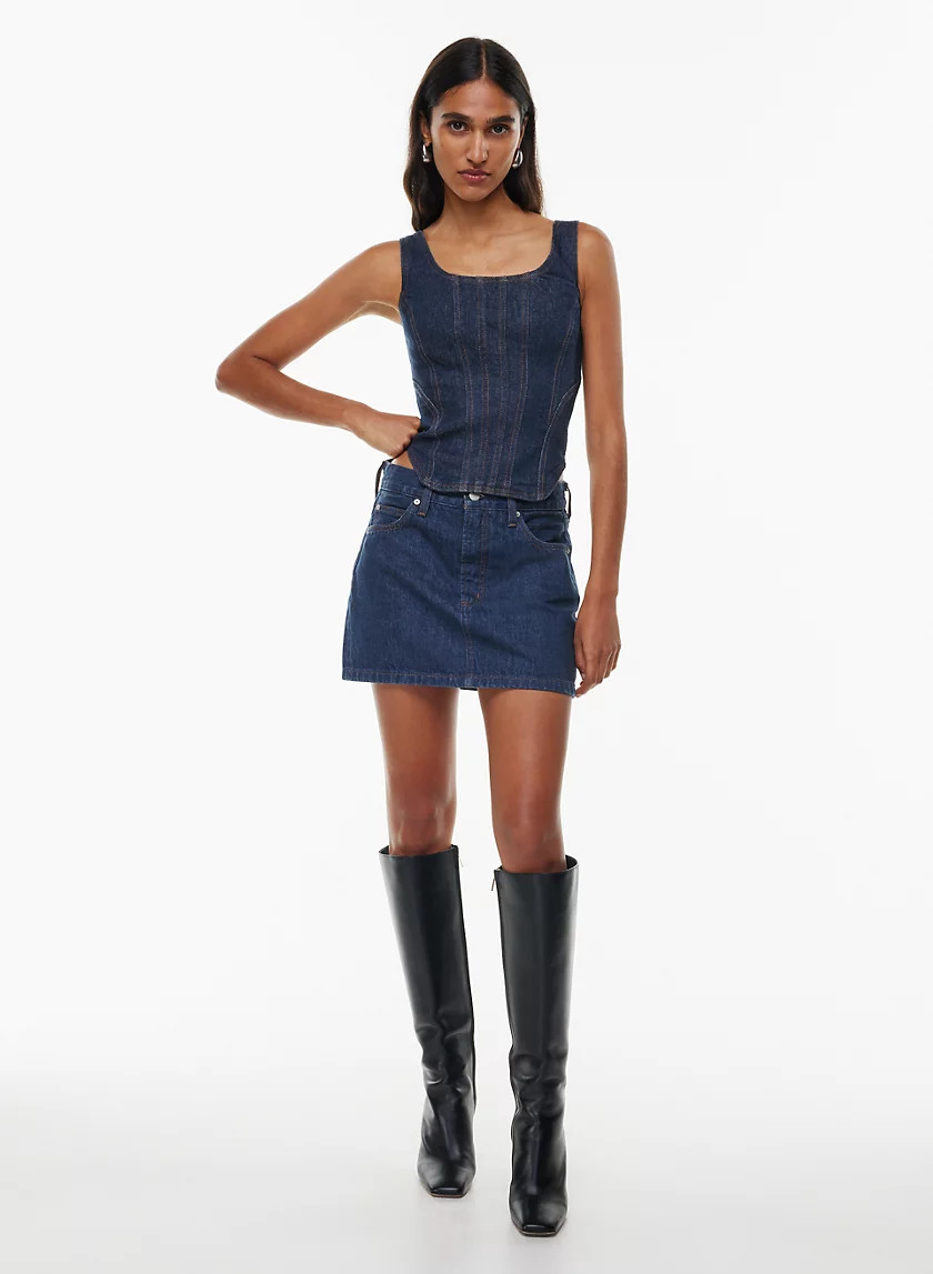 THE '90S RICCI JEAN SKIRT | Aritzia