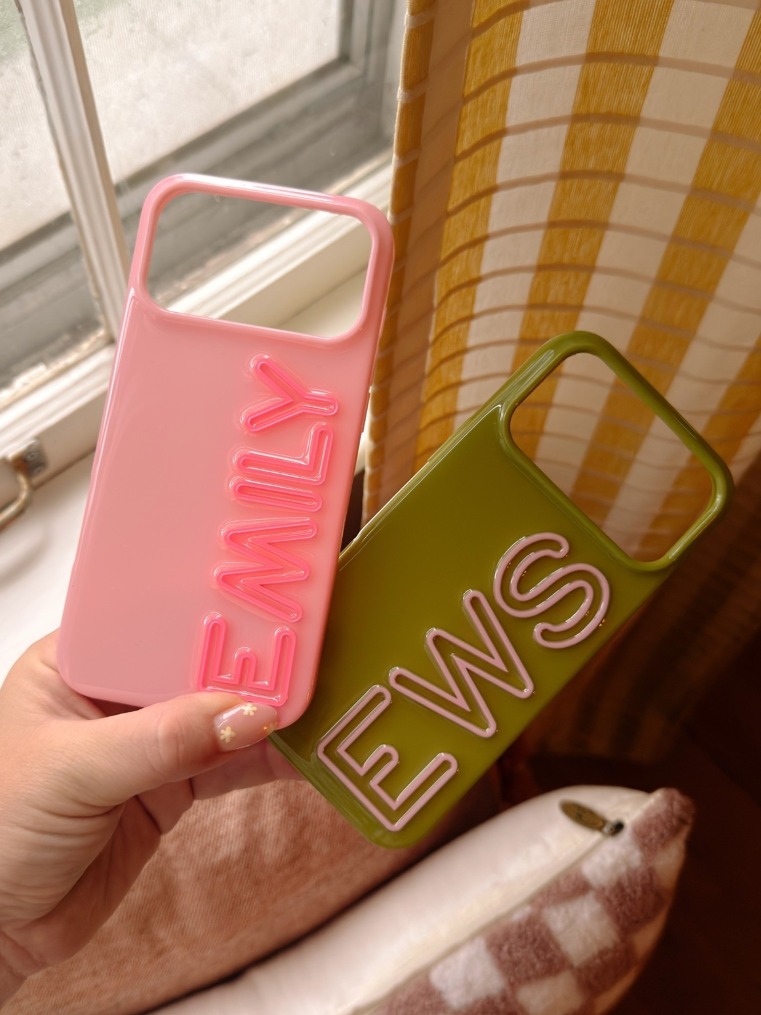 Custom phone cases from Bauble Bar!