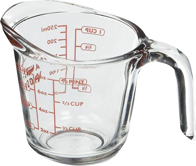 Anchor Hocking 55175OL13 8 Oz Measuring Cup | Amazon (US)