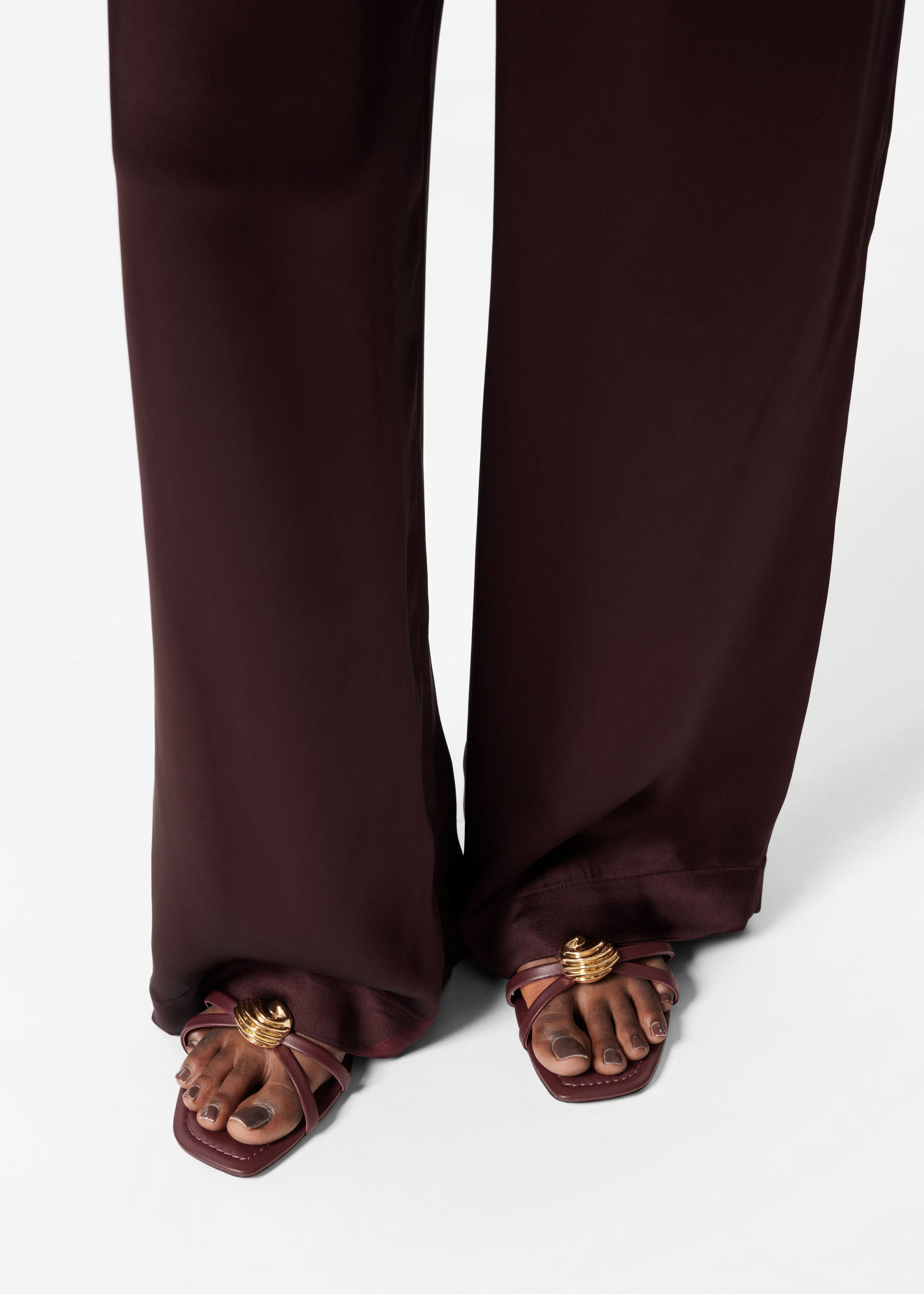 Embellished Heeled Leather Sandals | & Other Stories UK