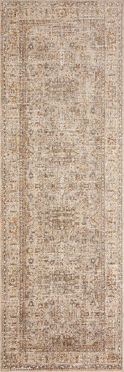 Loloi Angela Rose x Blake Collection BLA-06 Oatmeal/Spice, Transitional 2'-7" x 8'-0" Runner Rug | Amazon (US)