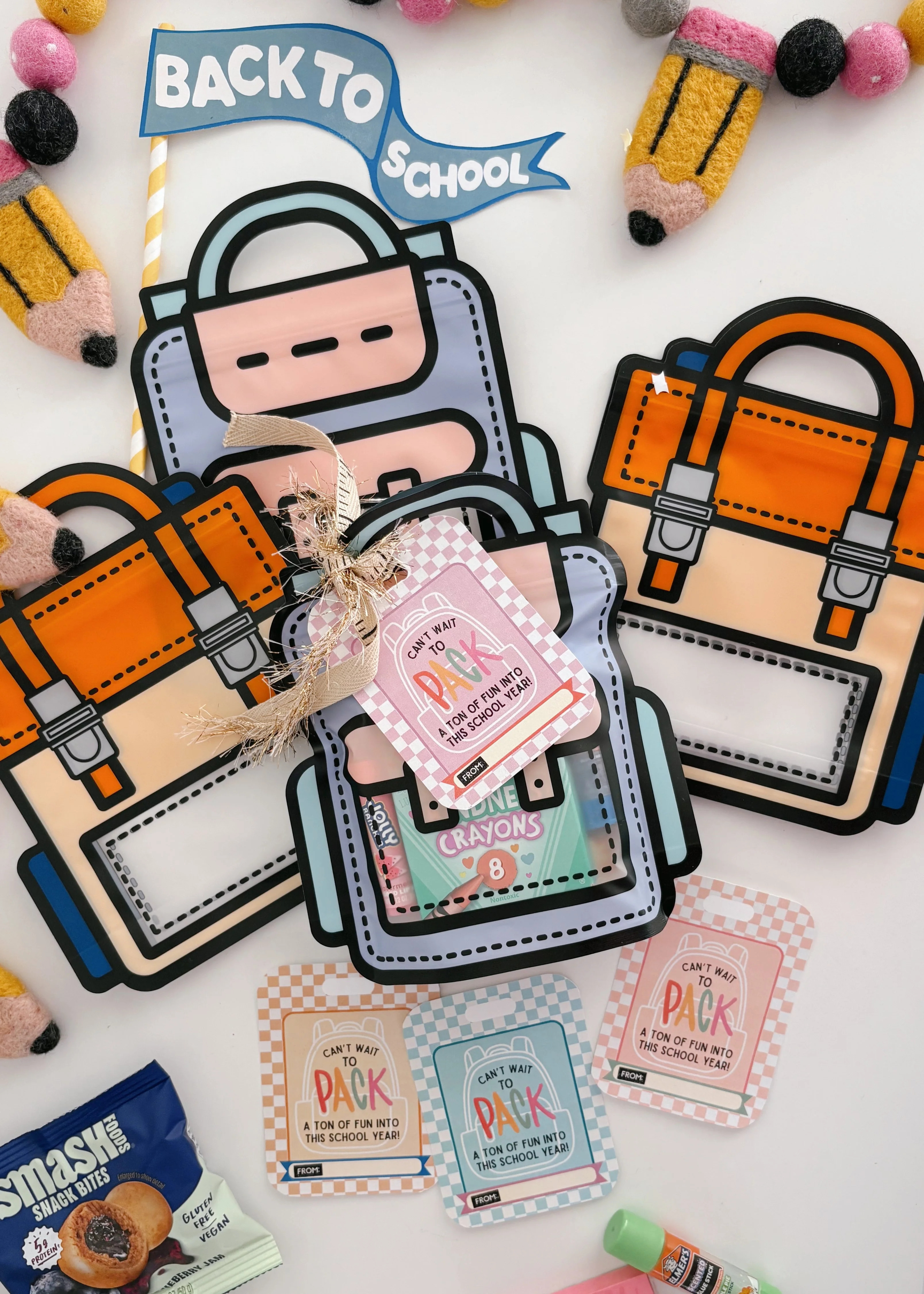 Can't wait to PACK fun into this school year tags | Back to School tag | The Letter Vee