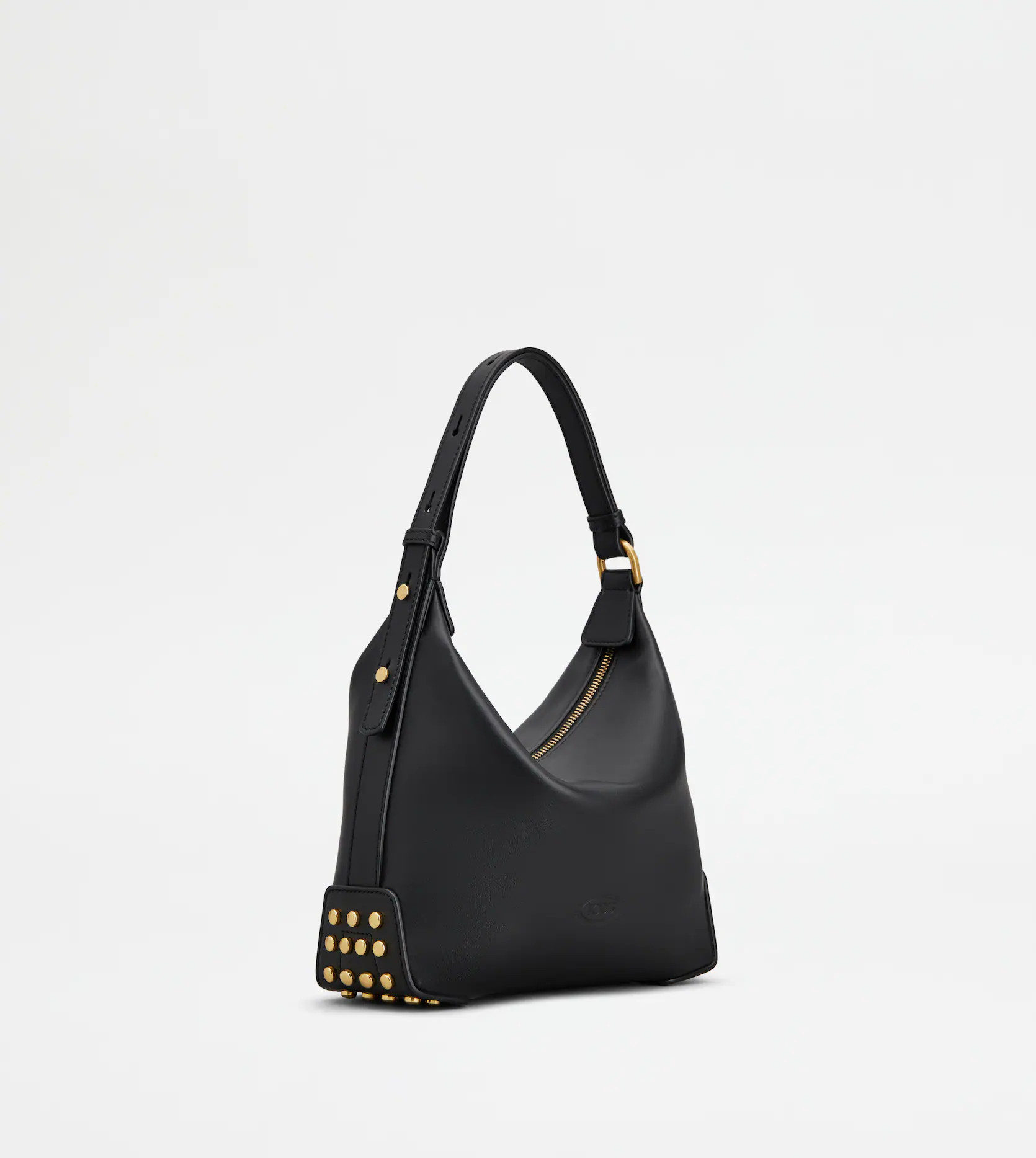 Metal Dots Mini Bag in Leather | Tods
