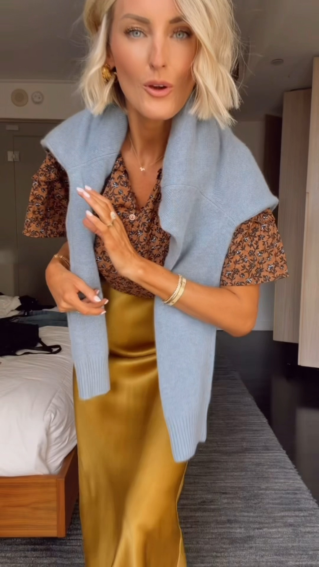Love a good color block moment, and the addition of floral print here really tied everything together! Perfect for fall! Wearing XS in all pieces

Loverly grey, fall fashion, fall outfit ideas, work outfit inspo, transitional style finds, outfit inspiration for autumn, new york city outfits

#LTKootd #LTKSeasonal #LTKWorkwear