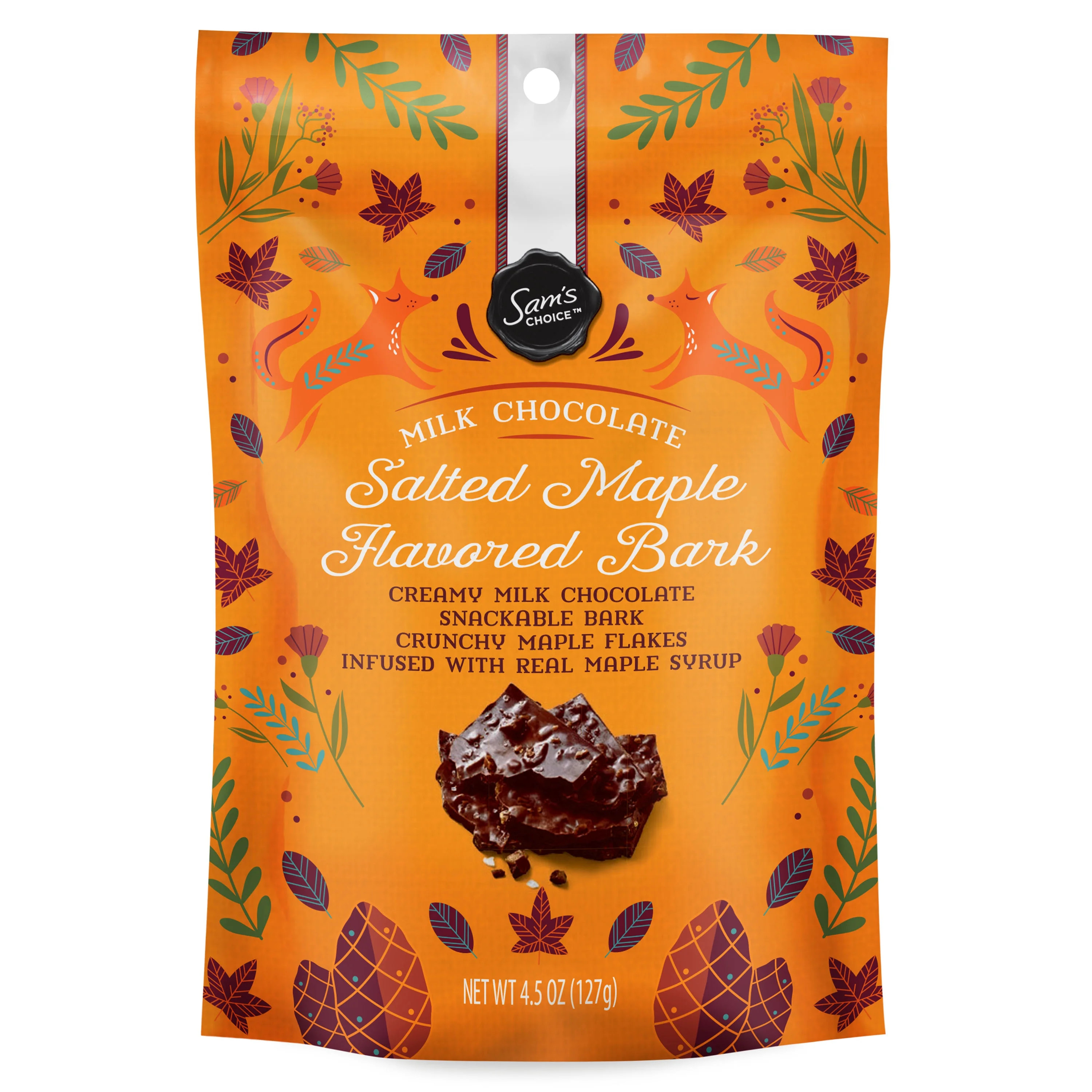 Sam's Choice Milk Chocolate Salted Maple Flavored Bark, 4.5 oz - Walmart.com | Walmart (US)