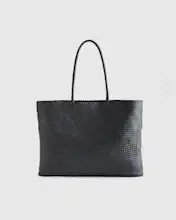 Italian Leather Handwoven Tote | Quince