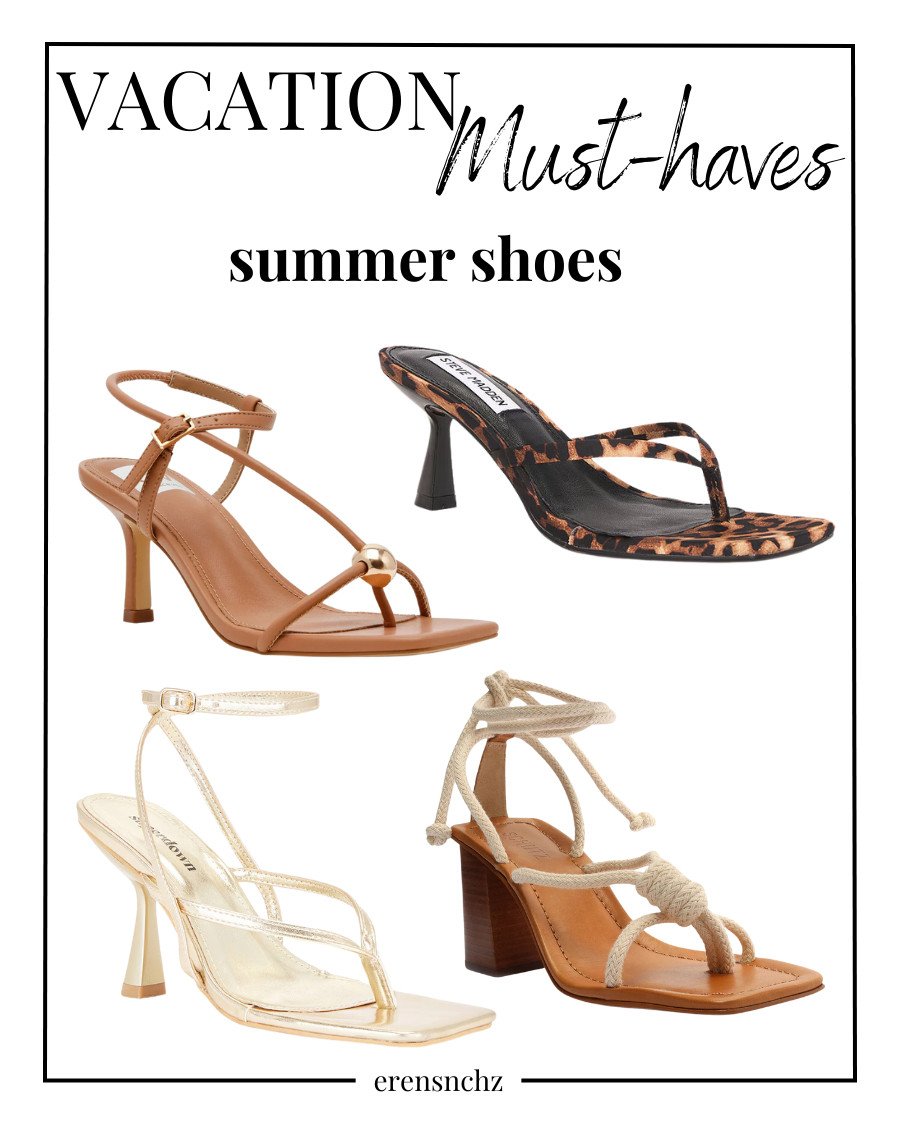 The Perfect Vacation Heels: Strappy Sandals for a Mermaid-Inspired European Summer!

These heel sandals are made for a dreamy vacation! With chic straps and a touch of shimmer, they give full mermaid vibes and are perfect for a European summer or a night out in Ibiza. Style them with a flowy dress or a cute mini for the ultimate vacay look! ✨👡 #VacationStyle #MermaidVibes #IbizaFashion 

 