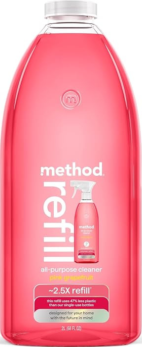 Method All-Purpose Cleaner Refill, Pink Grapefruit, 68 Ounces, 1 pack, Packaging May Vary | Amazon (US)