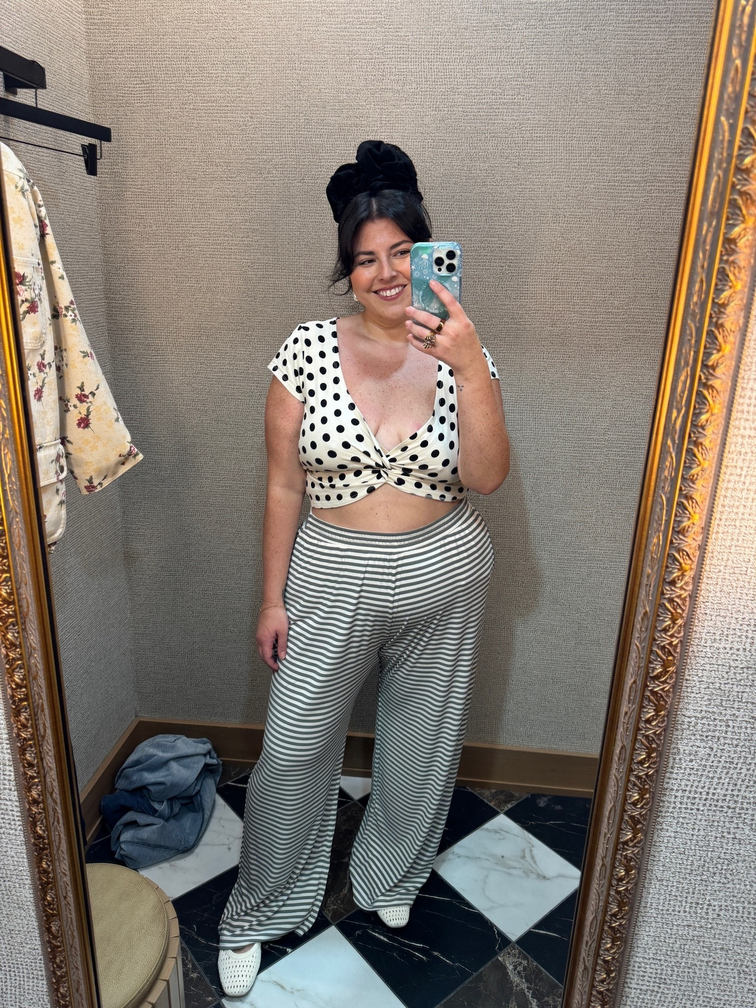 Cozy lounge pants for indoors! 🤍 they are so comfortable and light. Love these!! Abercrombie is having a sale on the app.

#LTKPlusSize #LTKSaleAlert #LTKootd