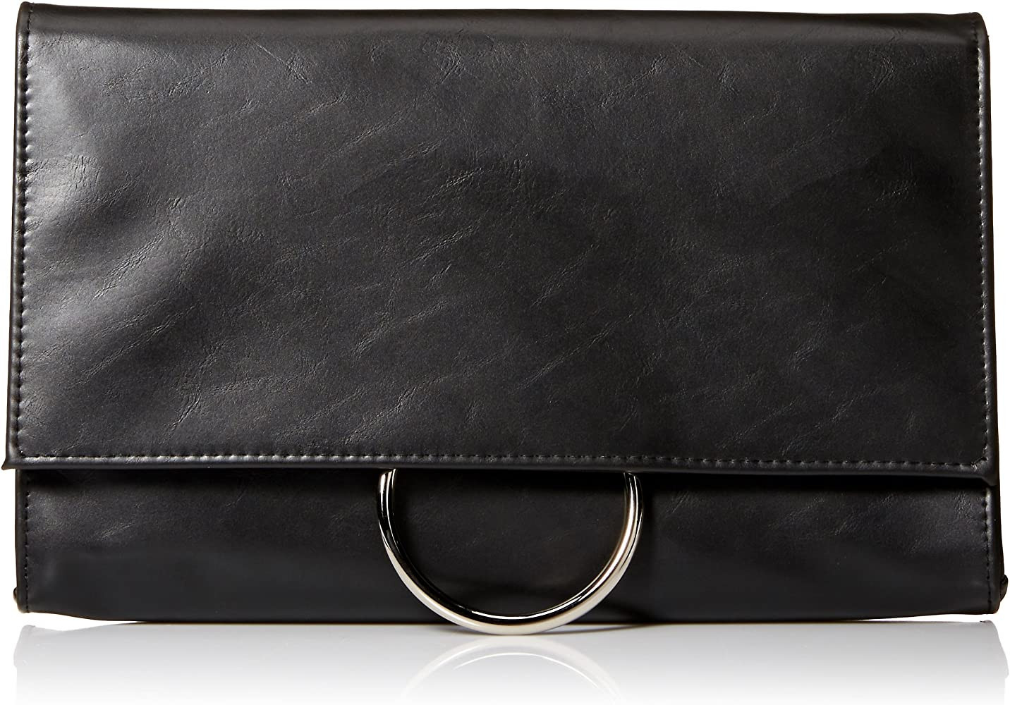 Jessica McClintock Nora Solid Large Envelope Clutch with Ring Closure | Amazon (US)