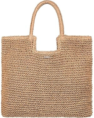 Roxy Women's Beach Tote Bag | Travel | Vacation | Straw | Lightweight | Breathable | Amazon (US)