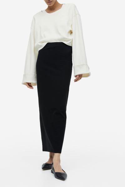 Long Jersey Skirt | H&M (US + CA)