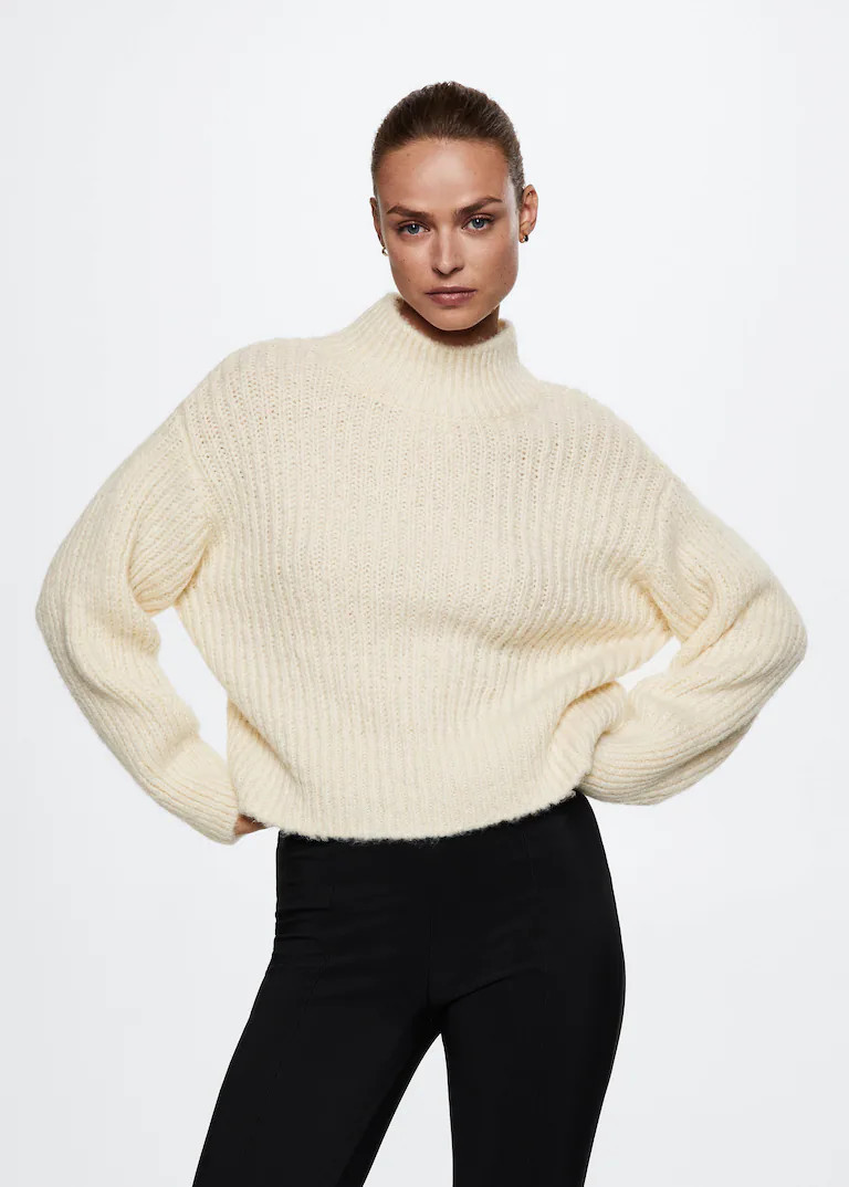 Pullover collo perkins -  Donna | Mango Italia | Mango IT