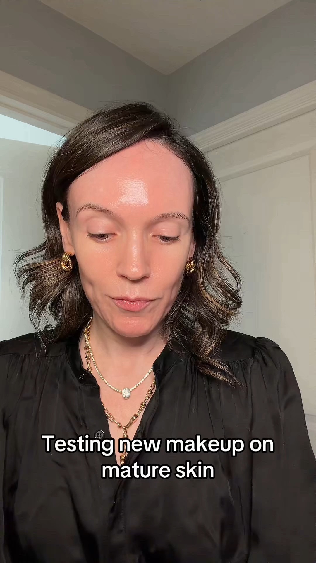 Testing new makeup