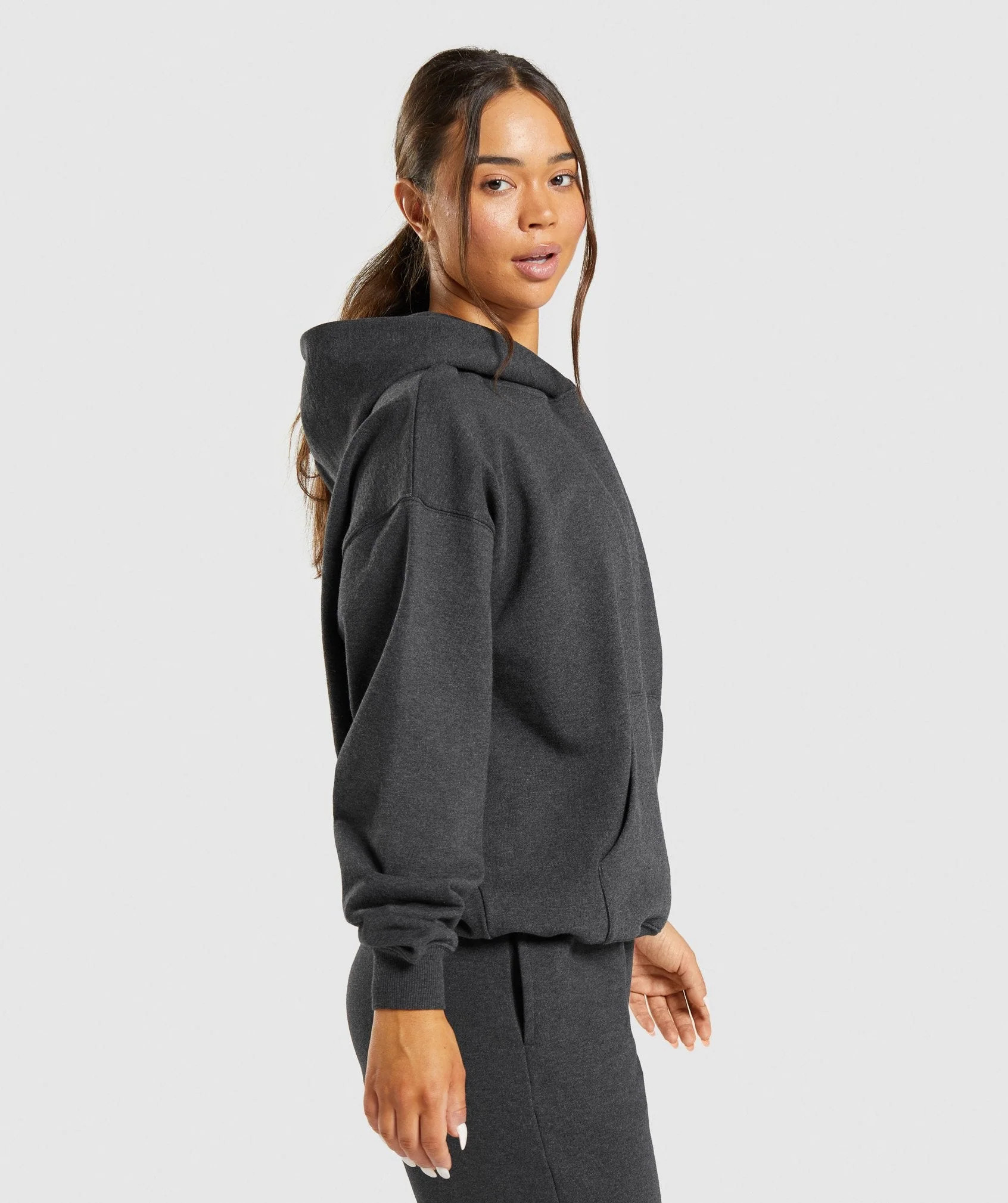 Gymshark Rest Day Sweats Hoodie - Black Marl | Gymshark US