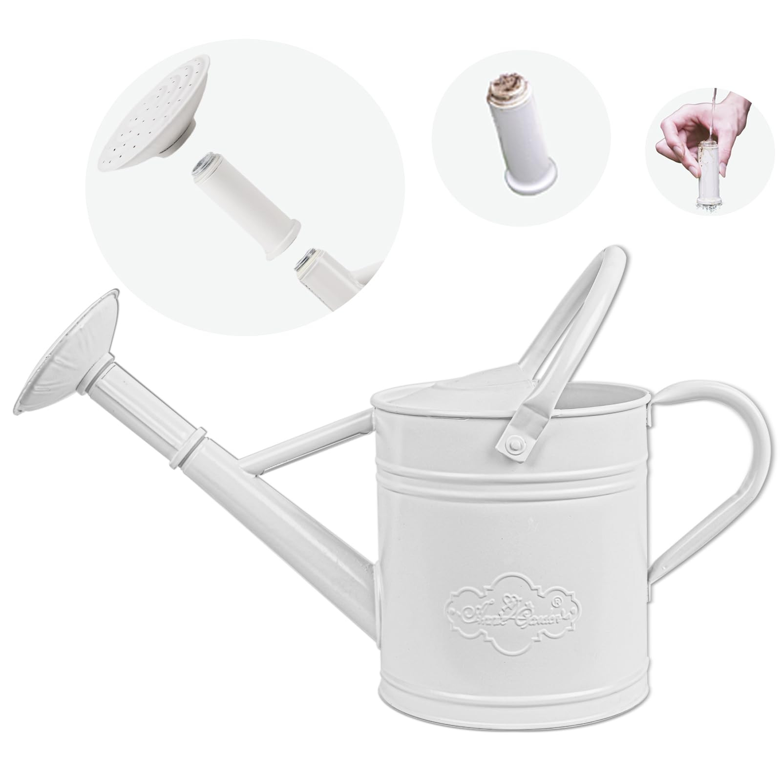 1 Gallon Metal Watering Can for Indoor Plants Outdoor Plants, Small Watering Can, Garden Watering... | Amazon (US)