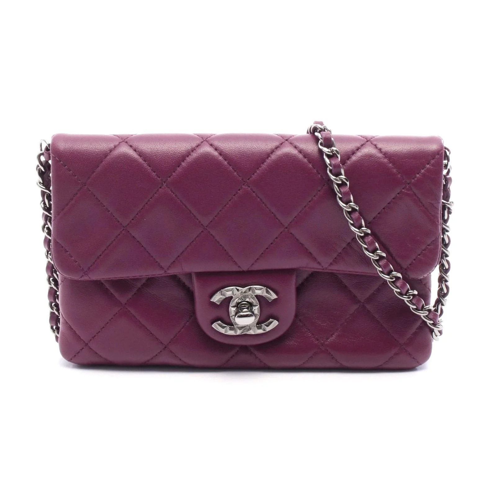 Chanel Leather Matelasse Chain Shoulder Bag | Shop Simon