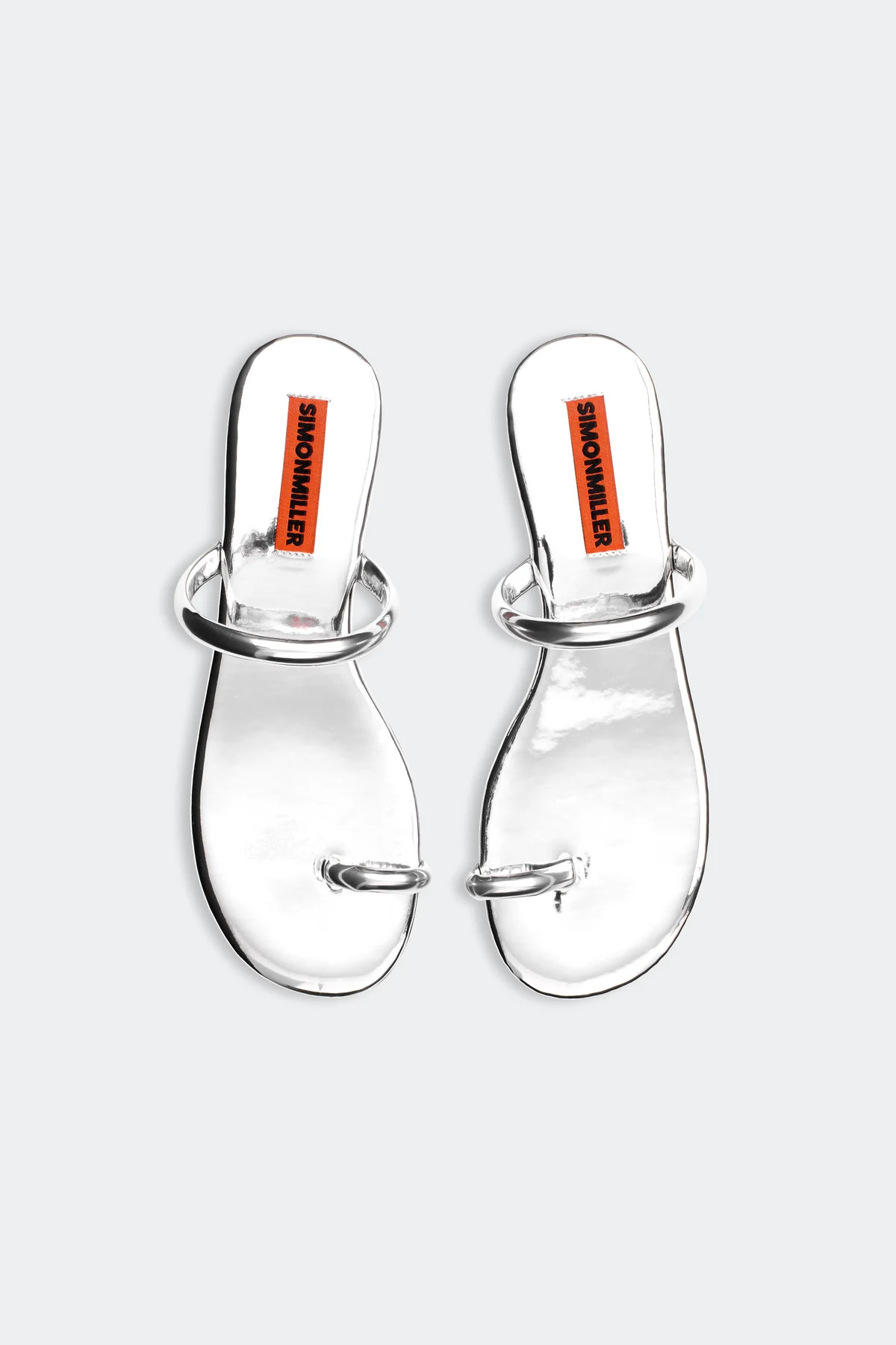 Pipe Sandal in Silver | Simon Miller