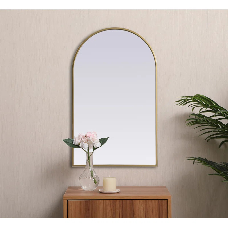 Sabine Arch Metal Wall Mirror | Wayfair North America