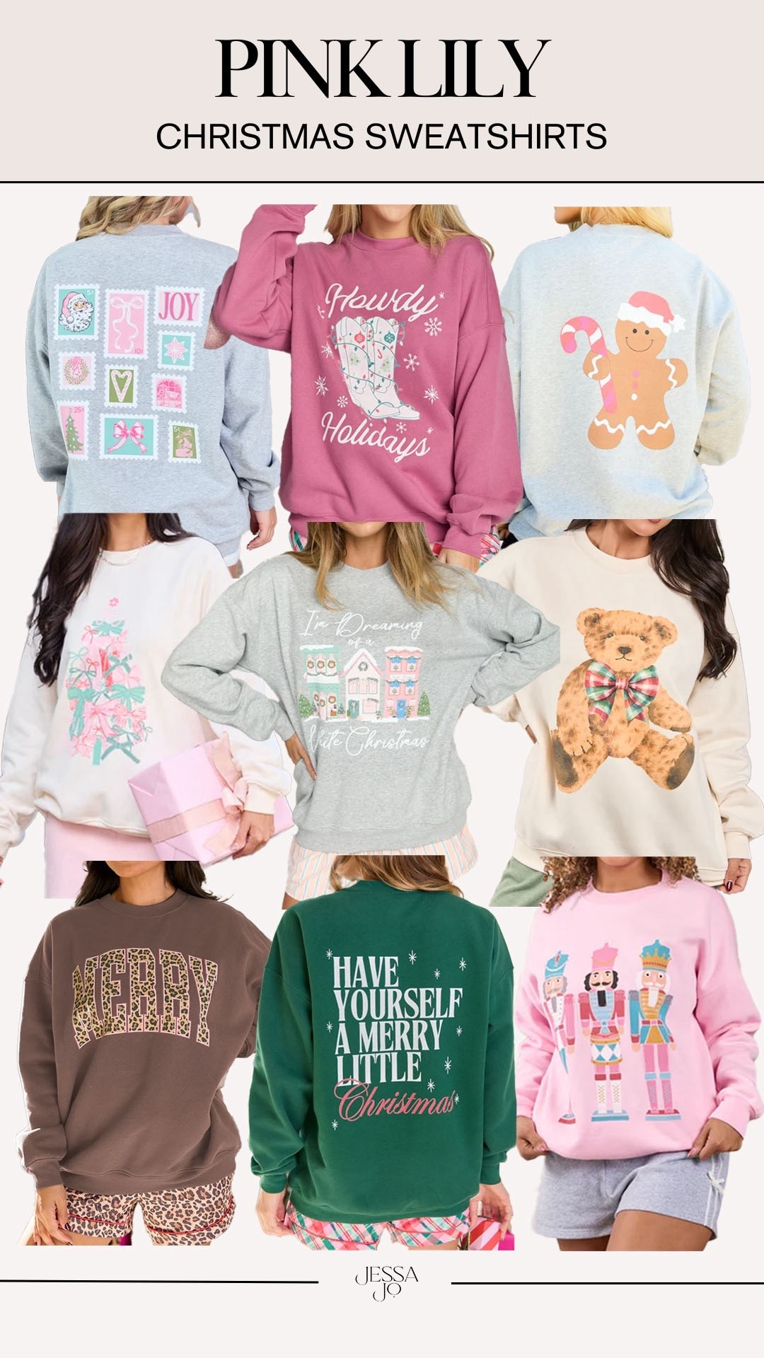 Christmas graphic sweatshirts | pink lily new arrivals | pink lily holiday collection | Santa graphic sweatshirt | holiday graphic sweatshirt 

#LTKSeasonal #LTKHoliday #LTKFindsUnder50