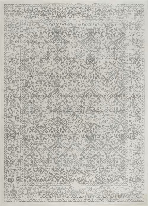 Tapis Vintage, Blanc et Gris - 200x274cm | Maisons du Monde FR