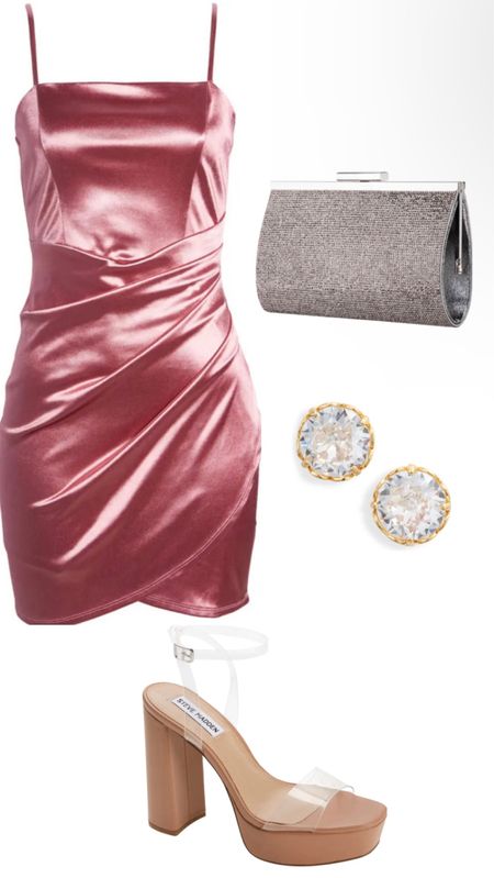 Pink Silk Going Out Dress | Homecoming Outfit 

#LTKSeasonal #LTKstyletip #LTKfit