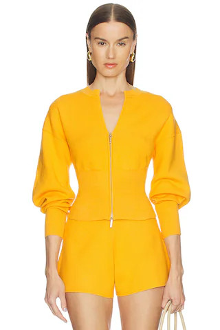 Cult Gaia Monroe Sweater in Marigold from Revolve.com | Revolve Clothing (Global)