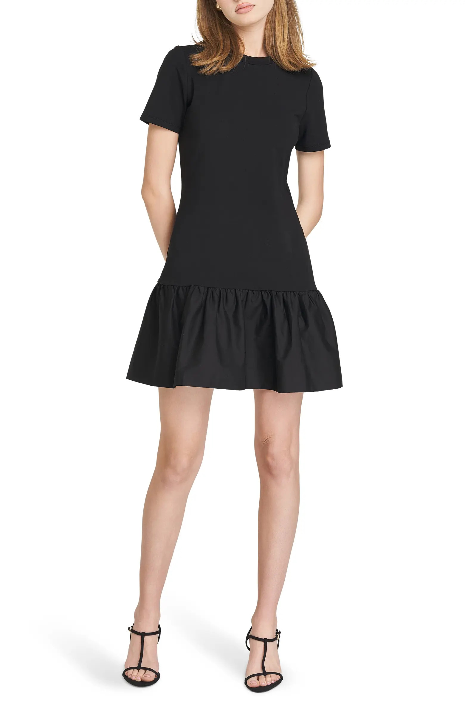 WAYF Tate Mixed Media Minidress | Nordstrom | Nordstrom