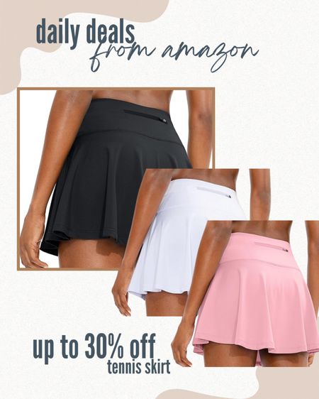 Daily deals on Amazon. Tennis skirt. So many colors. Amazon fashion  

#LTKsalealert #LTKfindsunder50 #LTKstyletip