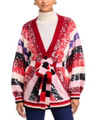 FARM Rio Colorful Stripes Knit Cardigan  | Bloomingdale's Women | Bloomingdale's (US)
