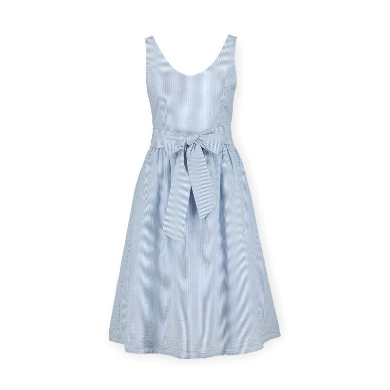 Hope & Henry Women's Sleeveless A-Line Dress with Waist Sash, Womens | Target