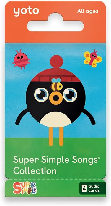 YOTO Super Simple Songs Collection \u2013 4 Kids Musical Cards for Use with Player & Mini All-in-... | Amazon (US)