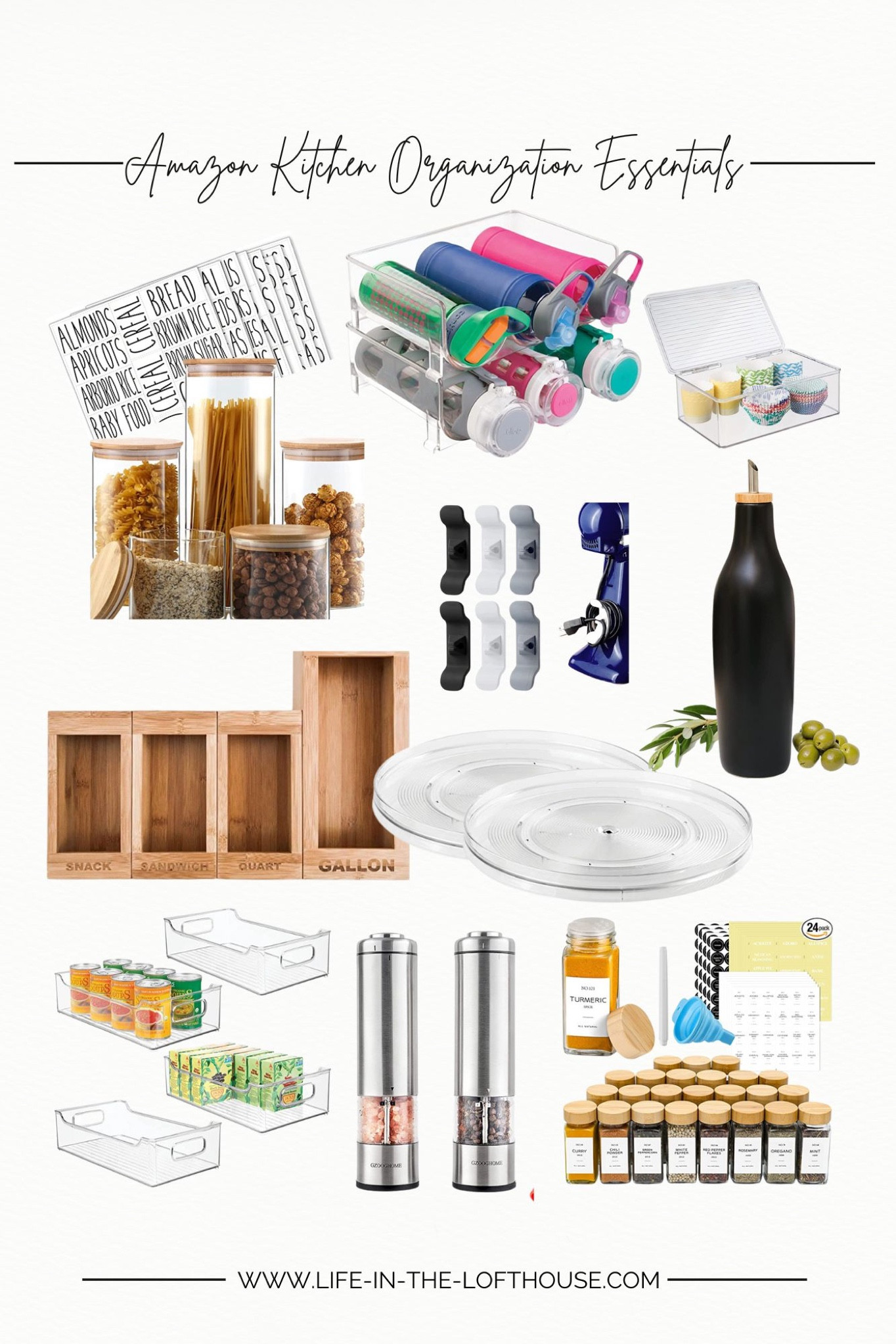 All the things you need to get your kitchen organized for the New Year!🥳#amazon #organization #kitchen

#LTKhome #LTKsalealert