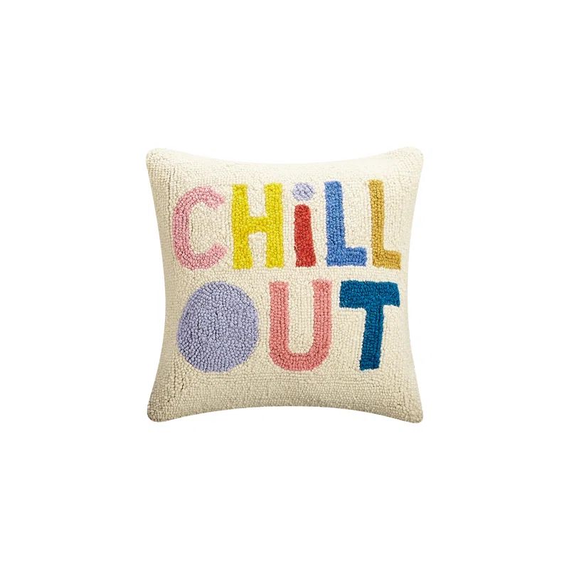 Chill Out Wool Hook Pillow | Wayfair North America