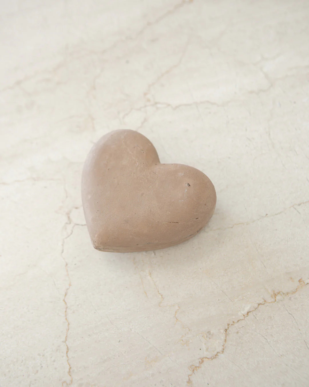 Terracotta Paper Mache Heart | Elements by Remedy