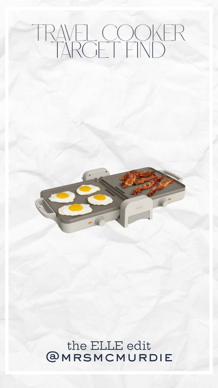 Hotel room, but make it a deckhouse breakfast 🍳
Cooking up eggs + bacon in our room thanks to this compact Target travel cooker find! Dual temp controls, non-toxic ceramic surface, folds up for easy packing—perfect for road trips and fam vacays. We love a good travel kitchen hack 🙌

Find it linked in our LTK!

#TargetFind #TravelEssentials #HotelCooking #CeramicCookware #FamilyTravelHacks #LTKFinds #TheElleEdit #mrsMcMurdie #DeckhouseVibes #TargetKitchen #mrsmcmurdie

#LTKTravel #LTKFindsUnder100 #LTKFamily