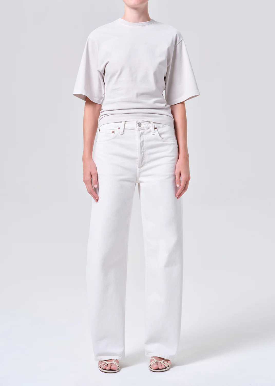Arc Jean 32" in Chalk White | AGOLDE