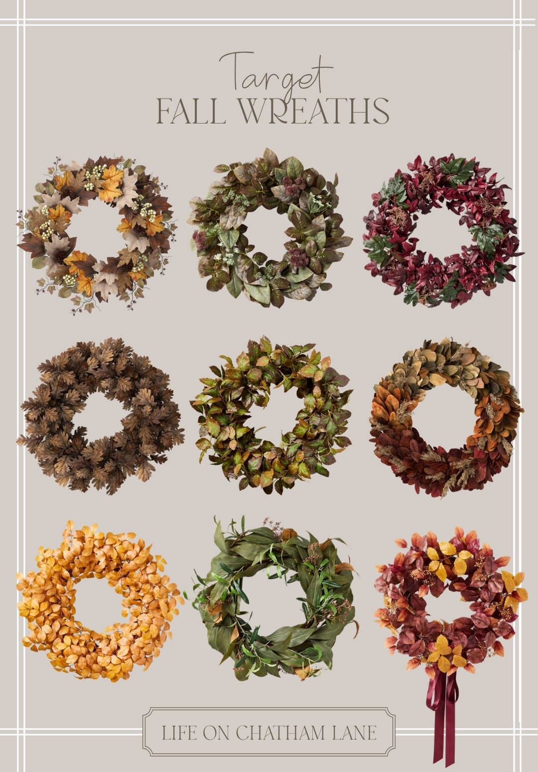 Rounded up the prettiest fall wreaths from @Target!  So many pretty and affordable finds to get your porch ready for the season!

#LTKHome #LTKSeasonal