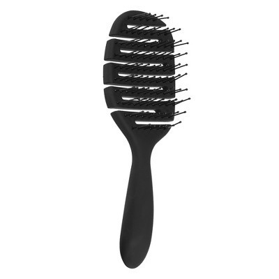Unique Bargains Wet Hair Brush Speed Dry Hair Brush with Vented Design Vent Hair Brush for Women Men Black | Target