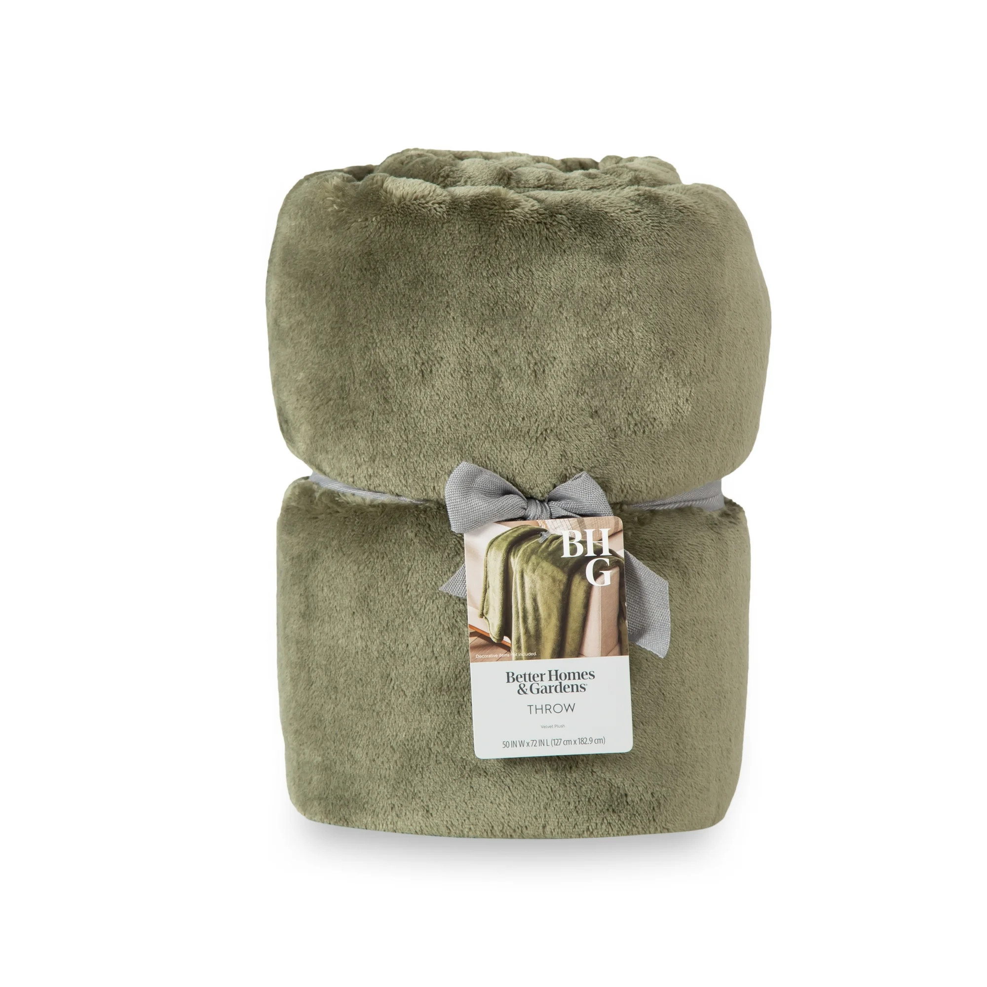 Better Homes & Gardens  Solid Velvet Plush Throw  50” x 72” Sea Turtle | Walmart (US)