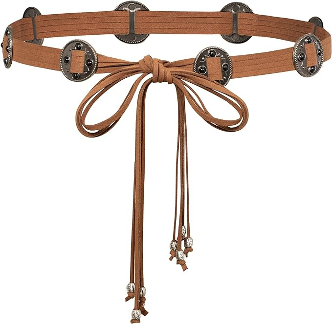 Scarlet Darkness Women Renaissance Belts Waist Belts for Dresses Bohemian Style Waist Belt | Amazon (US)