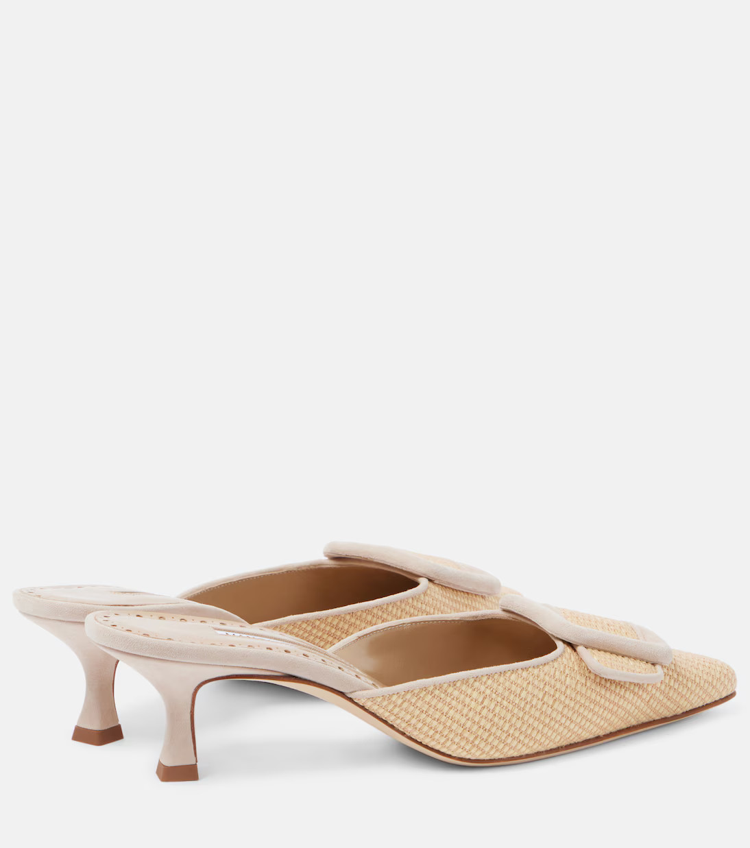 Maysale 50 raffia mules | Mytheresa (US/CA)