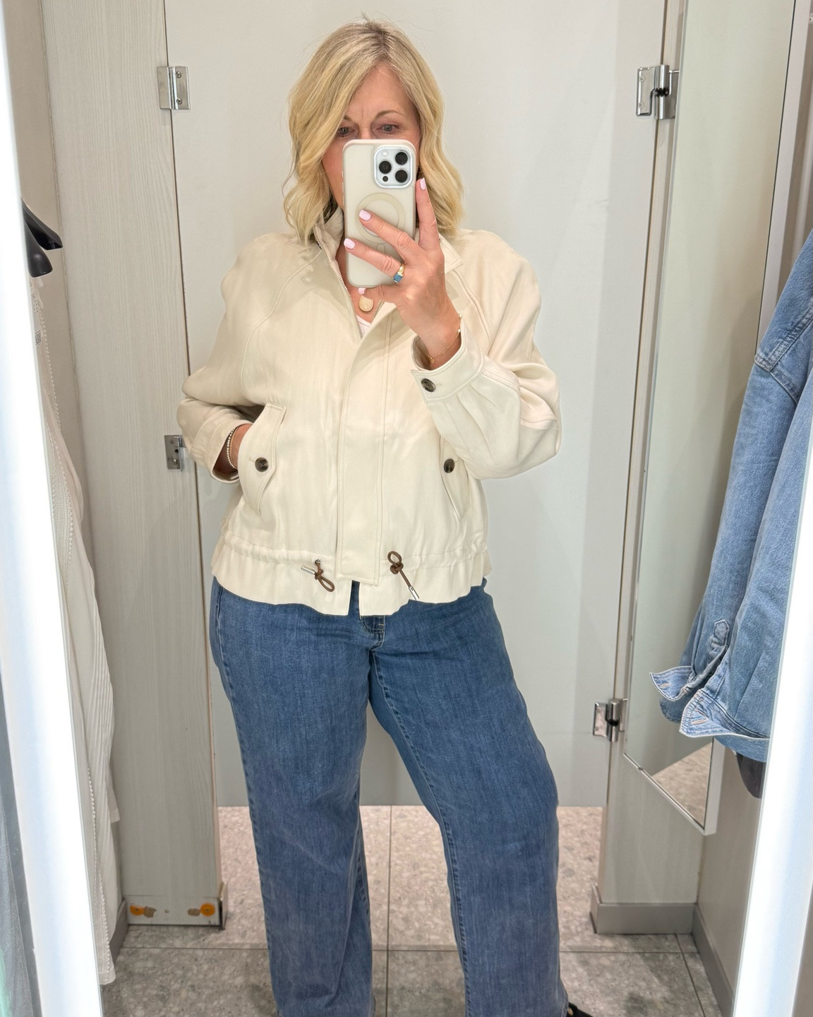 H&M Spring. This is what I tried on and liked. 
Sizes are on Instagram Post

#LTKmidsize