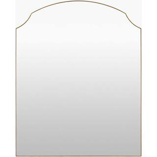 Livabliss Galey Alix Landon Traditional Accent Mirror, 36 in. H x 29 in. W x 1 in. D, Gold GALA10... | The Home Depot