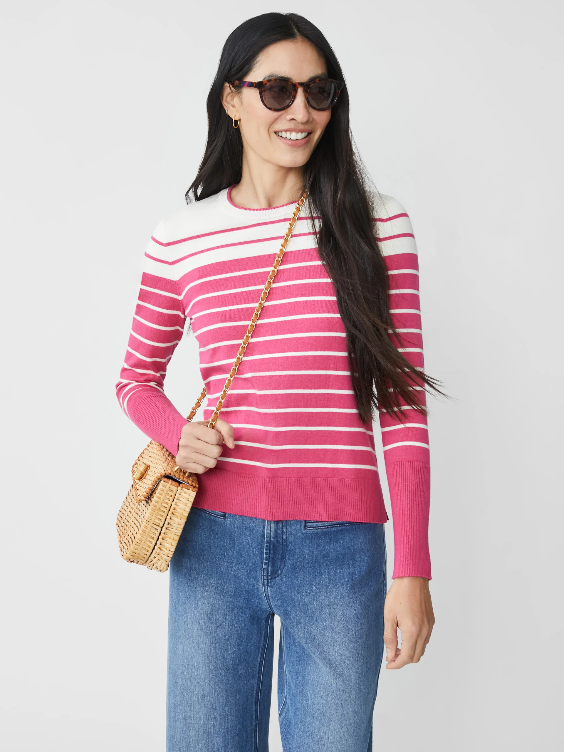 Poet Sweater in Stripe | J.McLaughlin
