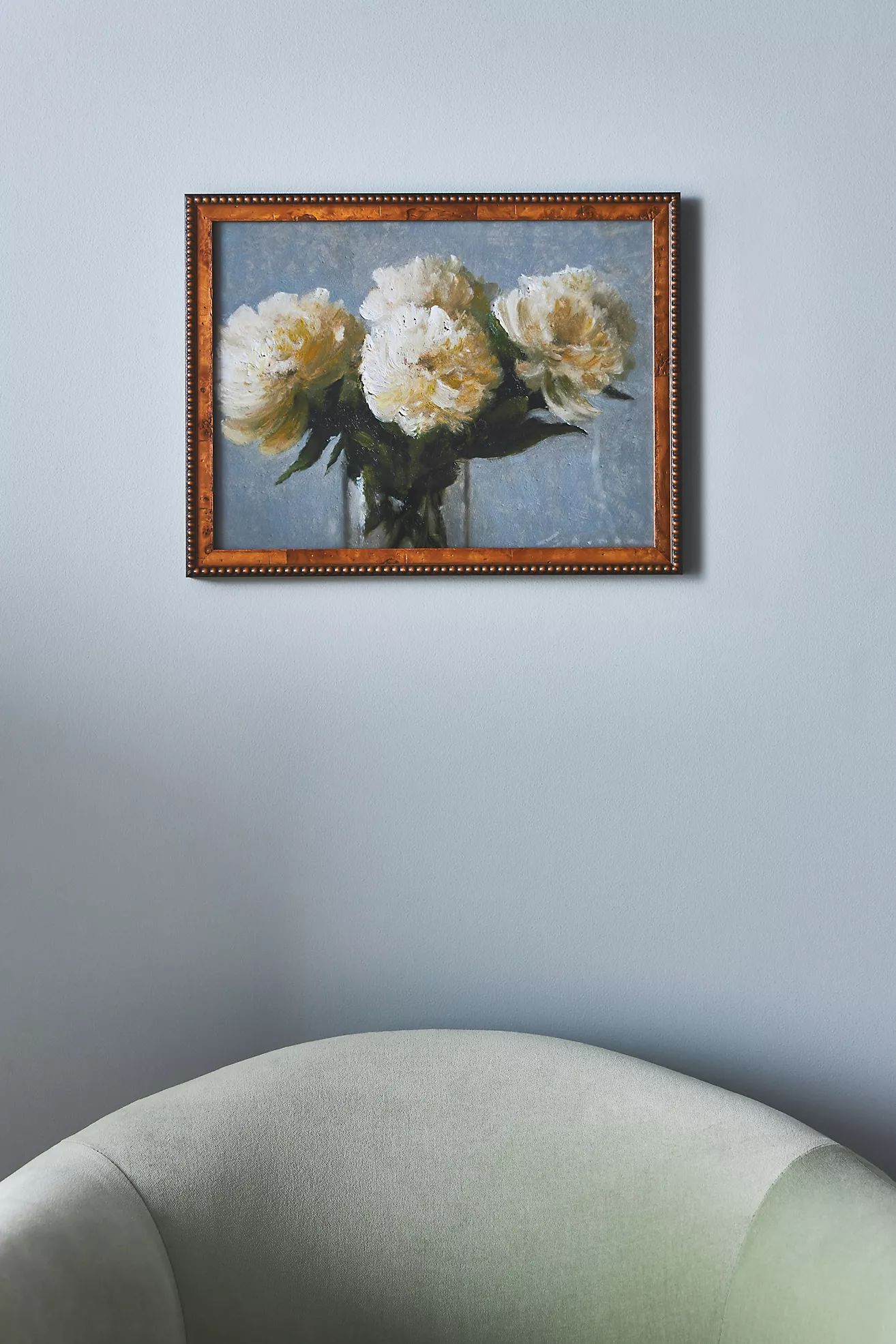 Bouquet of White Peonies Wall Art | Anthropologie (US)