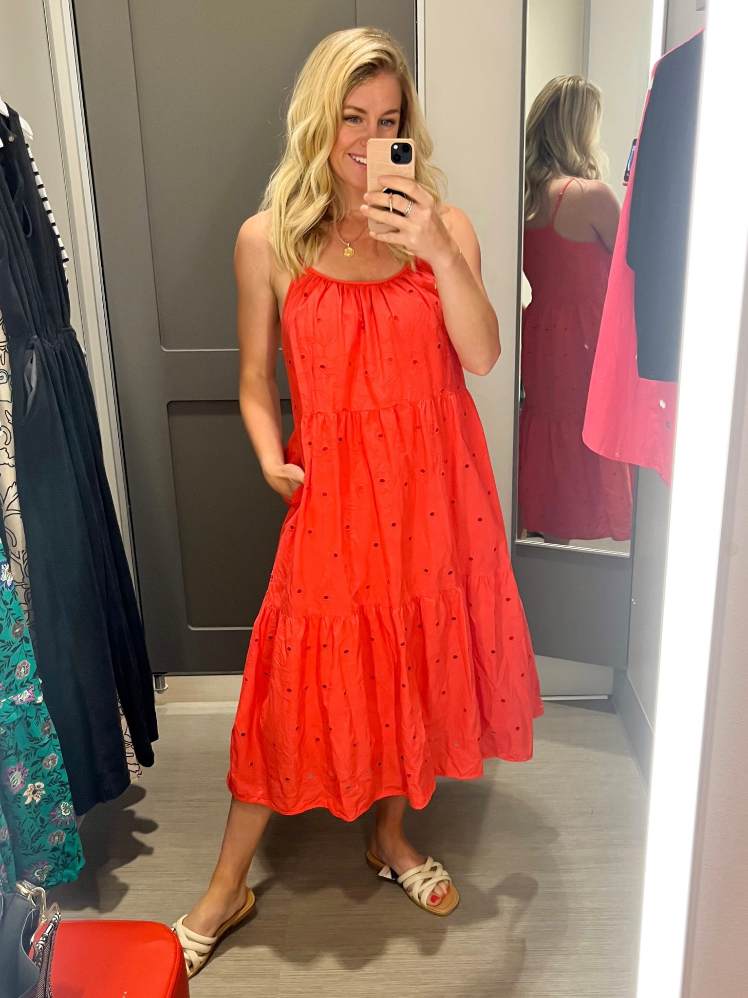 Prettiest eyelet maxi dress! Love this material! On sale for 20% off. Available in 3 colors 

#summerdress #maxidress #target #memorialday #red 

#LTKsalealert #LTKunder50 #LTKSeasonal